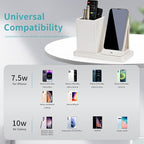 Wireless Charger with Desk Organizer, Wireless Charging Station - Image 3