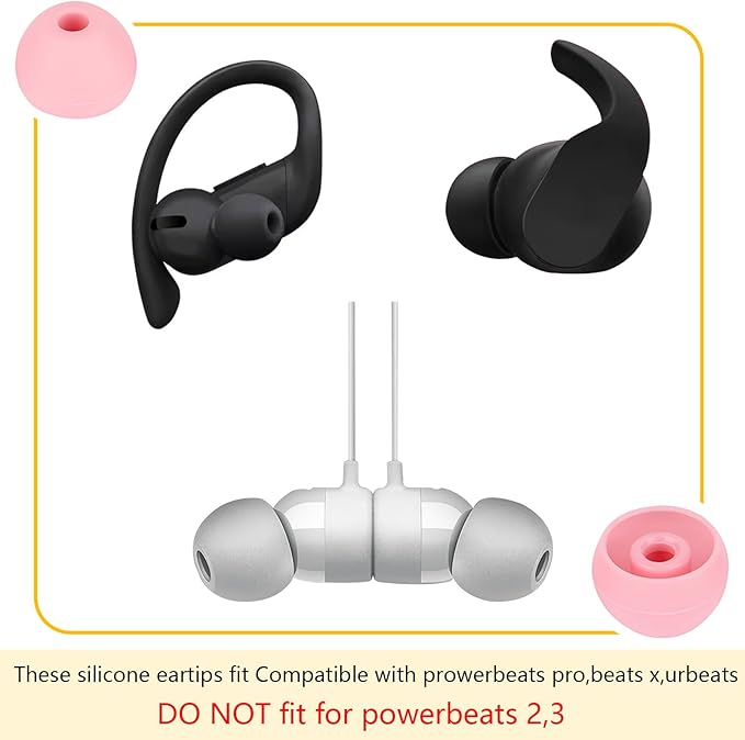 Replacement Earbud Tips Silicone Ear Tips Compatible - Image 3