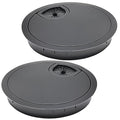 Desk Grommet 3-1/8", Desk Cord Hole Cover, Cable Grommet Metal Zinc Alloy by BOPOREAE