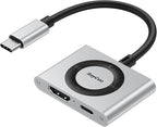 RayCue 2-in-1 USB C Hub, USB C to HDMI Adapter by RayCue