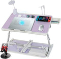 Laptop Lap Desk Include Cooling Fan, Adjustable Lap Desk by IXTRA