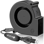 GDSTIME 7530 75mm x 75mm x 30mm 5V USB Blower Brushless Cooling Fan by GDSTIME