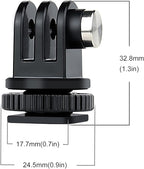 SOONSUN Tripod Mount Kit with 1/4"-20 Conversion Adapter and Cold Shoe Mount - Image 6