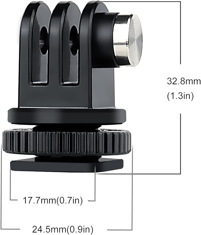 SOONSUN Tripod Mount Kit with 1/4"-20 Conversion Adapter and Cold Shoe Mount - Image 6