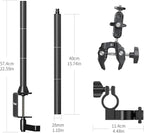 JUSMO LS15 Desk Overhead Camera Mount Rig Top-Down Shots, Professional Aluminum - Image 7