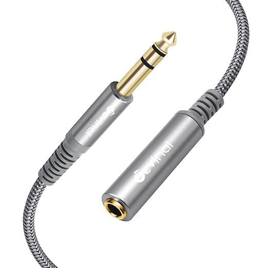 Devinal 1/4 inch Headphone Extension Cable, 6.35mm TRS Male to Female Stereo - Image 8