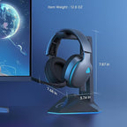 2.4GHz Wireless Gaming Headset for PS5, PS4 Fortnite & Call of Duty/FPS Gamers - Image 9