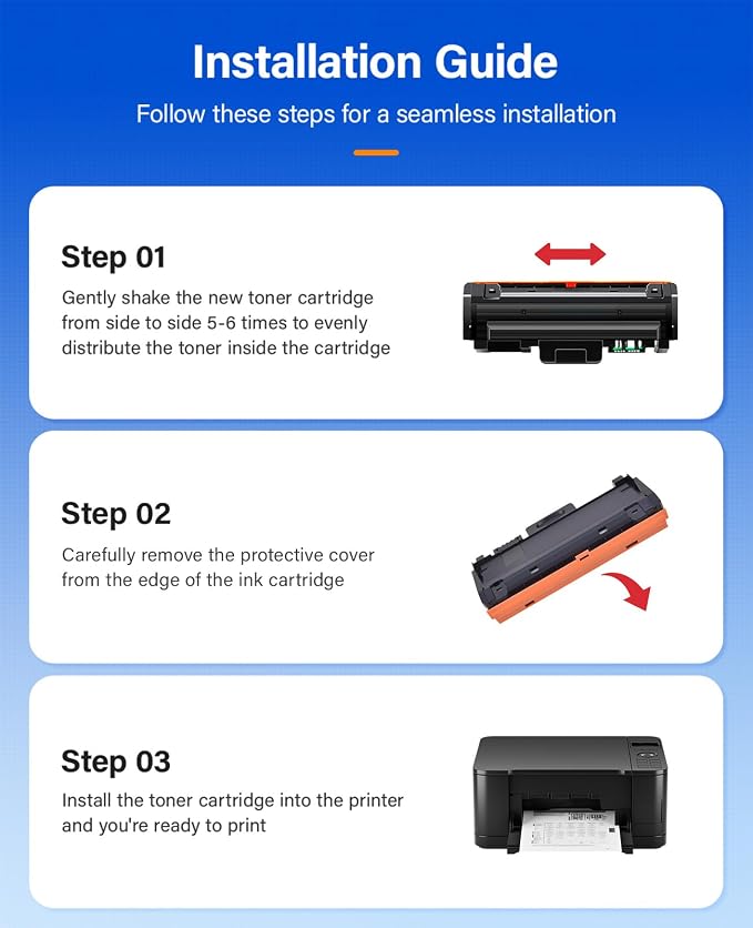 B205 B210 B215 Toner Cartridge Black 2-Pack High-Yield Replacement - Image 4