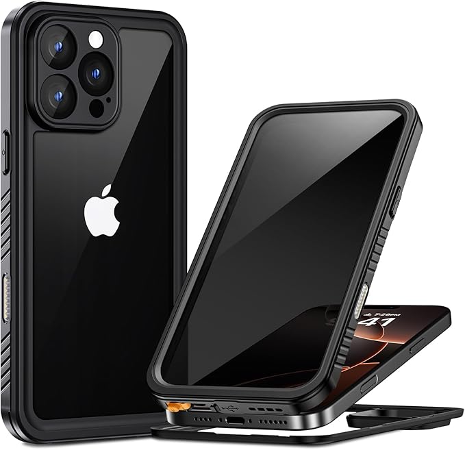 Lanhiem for iPhone 16 Pro Max Privacy Case, Waterproof Dustproof Shockproof by LanhiemHome