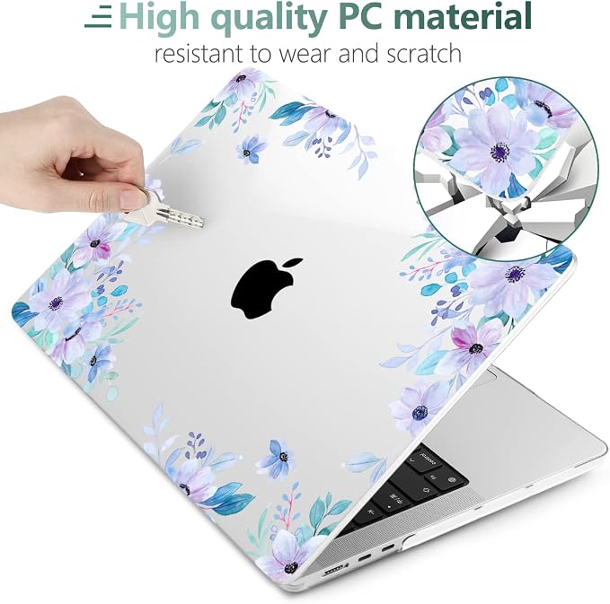 MEEgoodo Case for MacBook Air M4/M3/M2 13.6 inch 2025 2024 2022, Fit Model - Image 4