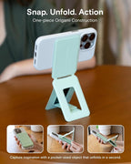 MOFT Phone Stand, Magnetic Phone Tripod Stand Stain-Resistant MOVAS Leather & - Image 3