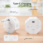 Rechargeable Pomodoro Timer, 8-Angle Auto-Rotating Screen - Image 4