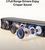 ULTIMEA 5.1ch Sound Bar with Subwoofer, Home Theater Virtual Surround Sound - Image 6
