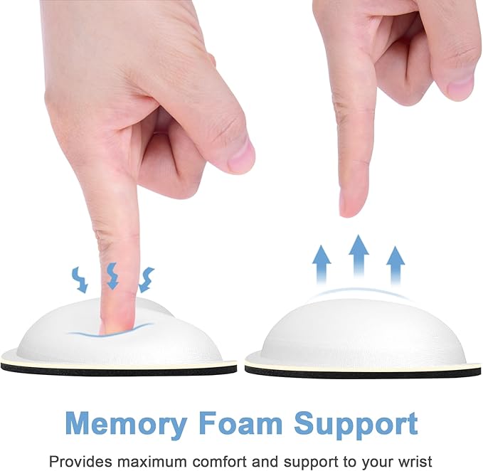 Dapesuom Mouse Wrist Rest, Ergonomic Memory Foam Mouse Wrist - Image 4