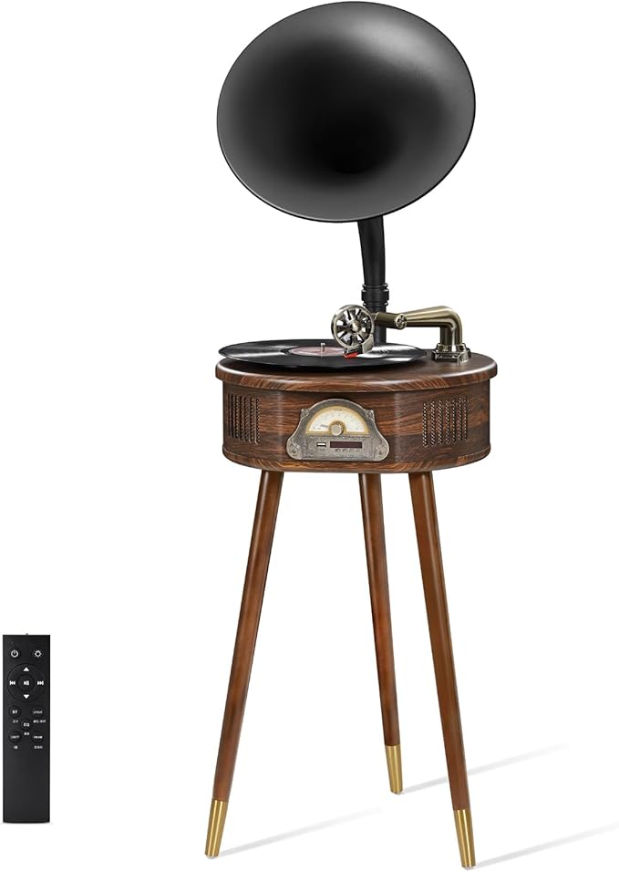 Gramophone Record Player，Italian Style Gramophone Vinyl Record Player - Image 2