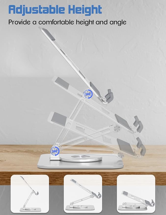 Tablet Stand Holder with 360°Rotating Base - Image 3