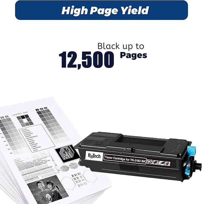 TK3162 TK-3162 Black Toner Cartridge, 1T02T90US0 Compatible - Image 3