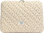 Puffy Laptop Sleeve 13-15.6 Inch Cute Quilted Laptop Protective Case Padded by BBIQI