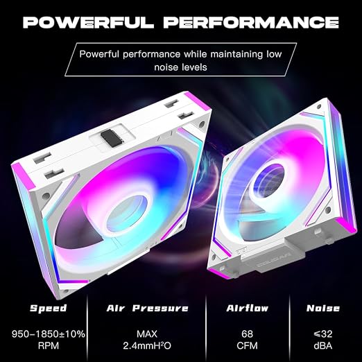 Jungle Leopard Interstellar V2 120mm Case Fan Infinity Mirror Module - Image 5