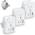 3 Pack Type E F Plug Adapter, VINTAR Schuko Germany France Power Adapter by VINTAR