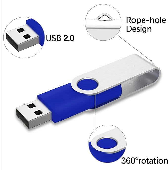 KEXIN Flash Drive 8GB 100 Pack USB Flash Drive 8 GB Thumb Drive USB Drive Bulk - Image 4