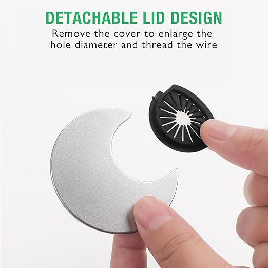 10 Pcs Desk Grommet 2-1/16" / 53 mm, Desk Cord Hole Cover, Cable Grommet ABS - Image 8