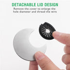 2 Pcs Desk Grommet 2-3/8" / 60 mm, Desk Cord Hole Cover, Cable Grommet ABS - Image 8