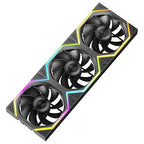 Jungle Leopard Galaxy 120mm PC Reverse Blade Case Fans, ARGB and PWM Cooling by JungleLeopard