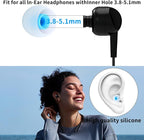 Earbud Tips Ear Bud Tips Soft Anti Slip Washable and Reusable Silicone - Image 4