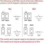 Rolling Door Contact Magnetic Reed Switch Alarm - Image 5