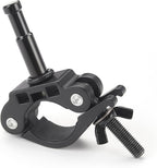 PHOCUS Half Coupler Clamp with 5/8" Baby Pin, Heavy Duty Truss Clamp on Round by PHOCUS