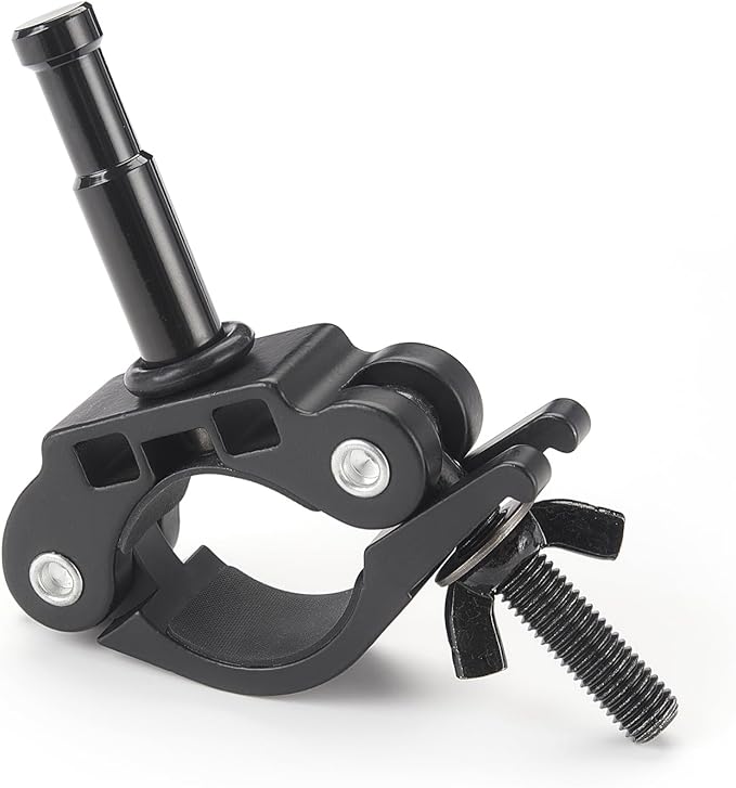 PHOCUS Half Coupler Clamp with 5/8" Baby Pin, Heavy Duty Truss Clamp on Round by PHOCUS