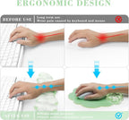 Gel Cloud Keyboard and Mouse Wrist Rest, Cute Wrist Support and Arm Support Rest - Image 2