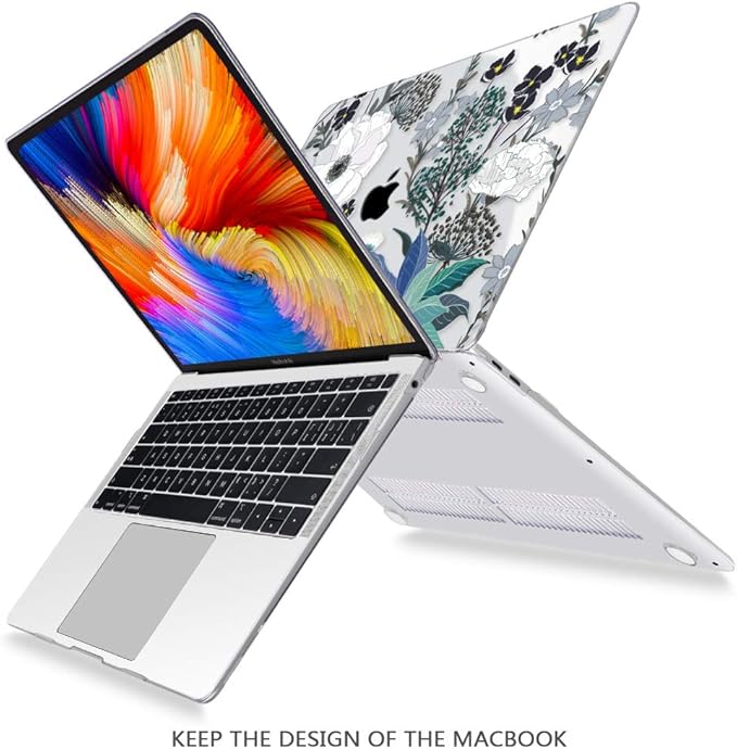 Mektron for MacBook Air 13 Case A1466/A1369, Snap-on Plastic Hard Shell Cover - Image 3