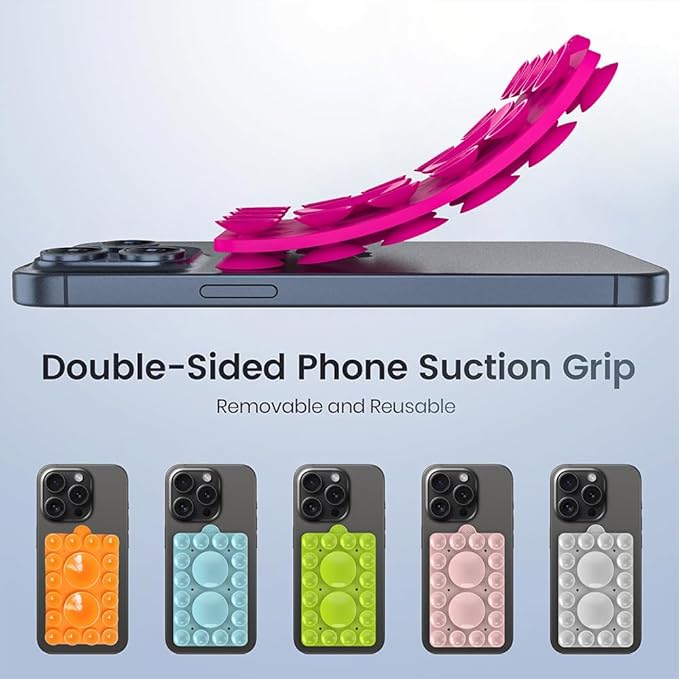 Silicone Suction Phone Holder Mount, Silicon Adhesive Phone Accessory - Image 6