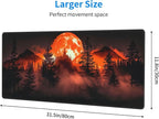 Extended Gaming Mouse Pad, Large Desk Mat XL Anime Mouse Pad Waterproof - Image 2