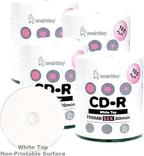 Smartbuy 700mb/80min 52x CD-R White Top Blank Video Recordable Media Disc - Image 2