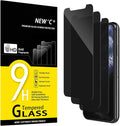 NEW'C 3 Pack Privacy for iPhone 11 Pro, iPhone X, iPhone XS Screen Protector by NEWC