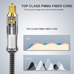 EMK 24K Gold-Plated Optical Audio Cable - Image 4