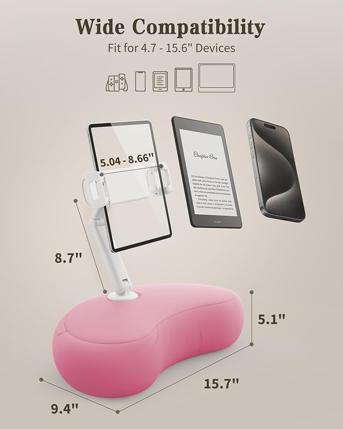 SAIJI Kindle Pillow Stand, iPad Stand Compatible - Image 5