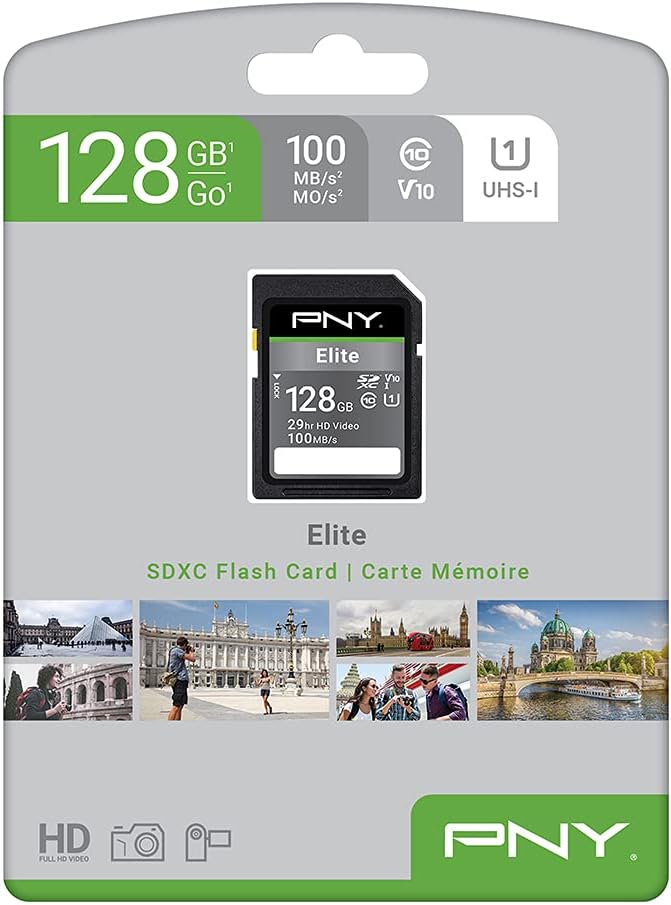 PNY 128GB Elite Class 10 U1 V10 SDXC Flash Memory Card - Image 9