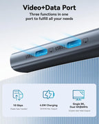 QGeeM USB C Hub, Type C Splitter Extender - Image 7