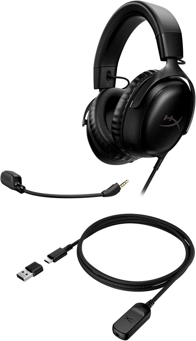 HyperX Cloud III – Wired Gaming Headset, Xbox Series X|S, Angled 53mm Drivers - Image 2