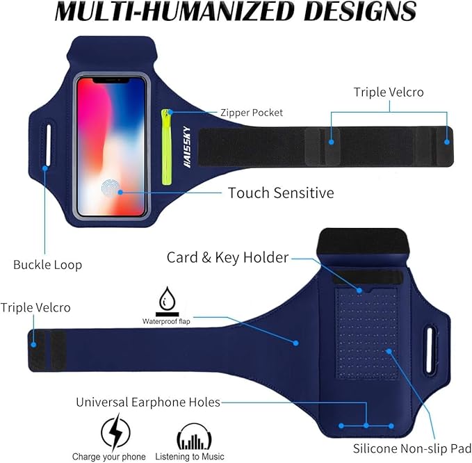 HAISSKY Cell Phone Running Armband - Image 5