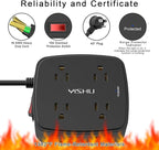 6 Ft Surge Protector Power Strip - Image 6
