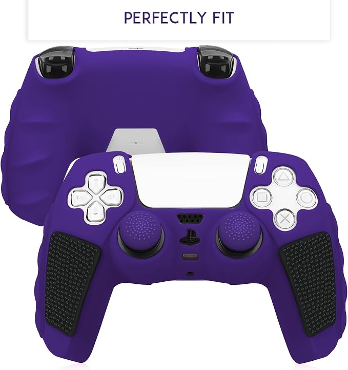 SIKEMAY Anti-Slip PS5 Controller Skin, Soft Thicken Non-Slip Silicone Gel - Image 2