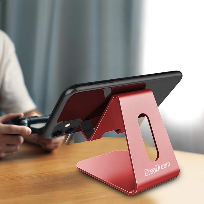 CreaDream Cell Phone Stand, Aluminum Desktop Stand Compatible - Image 2