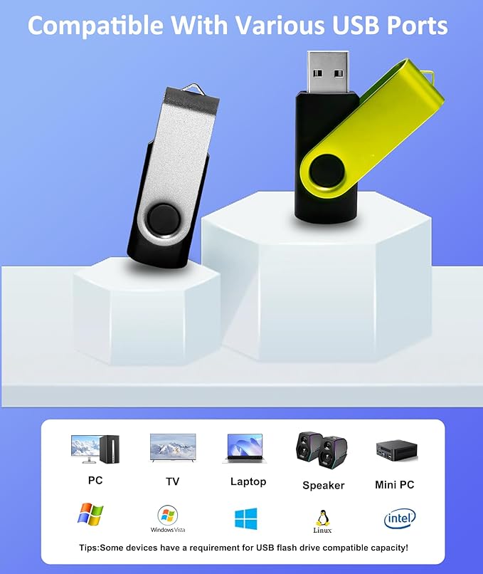 Thumb Drive 16GB FAT32 USB Flash Drives 20 Pack 16 GB USB 2.0 Jump Drives - Image 4