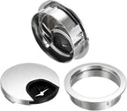 uxcell Cable Hole Cover, 2Inch/50mm Zinc Alloy Desk Wire Cord Cable Grommets - Image 3