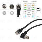 Ethernet Cable for Keyence IV3 SR5000 Cognex DataMan 260 280 380 370 470 580 - Image 4